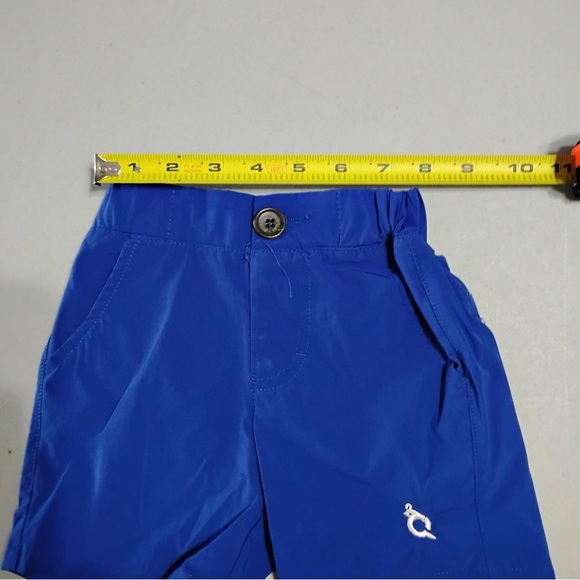 Blue Quail Boys Blue Swim Shorts 3T UPF 50+ Beach Swim Trunks - Picture 6 of 7